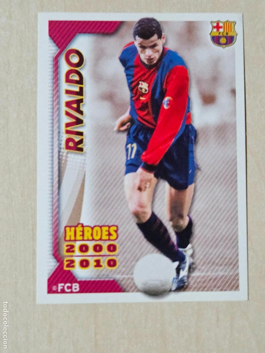 Cromos de f&uacute;tbol: CROMO N&ordm; 158 RIVALDO - COLECCION OFICIAL BARCELONA LIGA 2010 2011 - 10 11 SIN PEGAR
