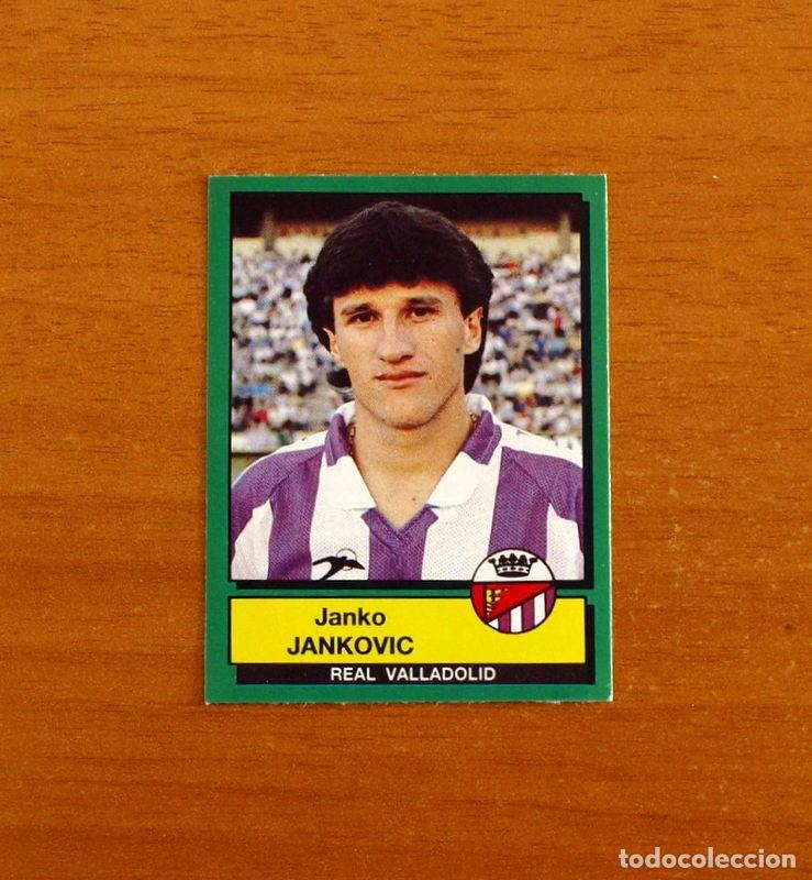 Cromos de f&uacute;tbol: Real Valladolid - N&ordm; 340 Janko Jankovic - F&uacute;tbol 90 Panini 1989-1990, 89-90 - Nunca pegado