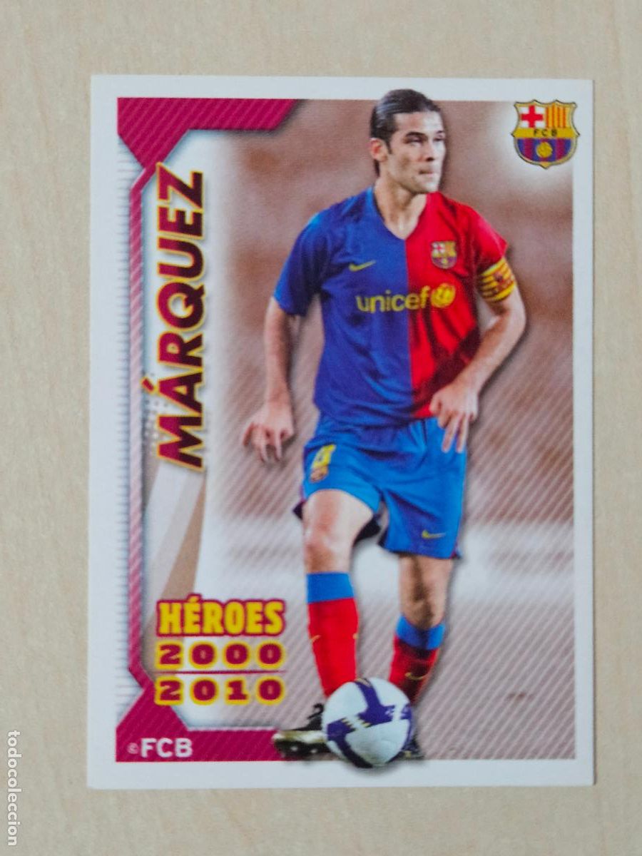Cartes &agrave; collectionner de Football: CROMO N&ordm; 165 MARQUEZ - COLECCION OFICIAL BARCELONA LIGA 2010 2011 - 10 11 SIN PEGAR