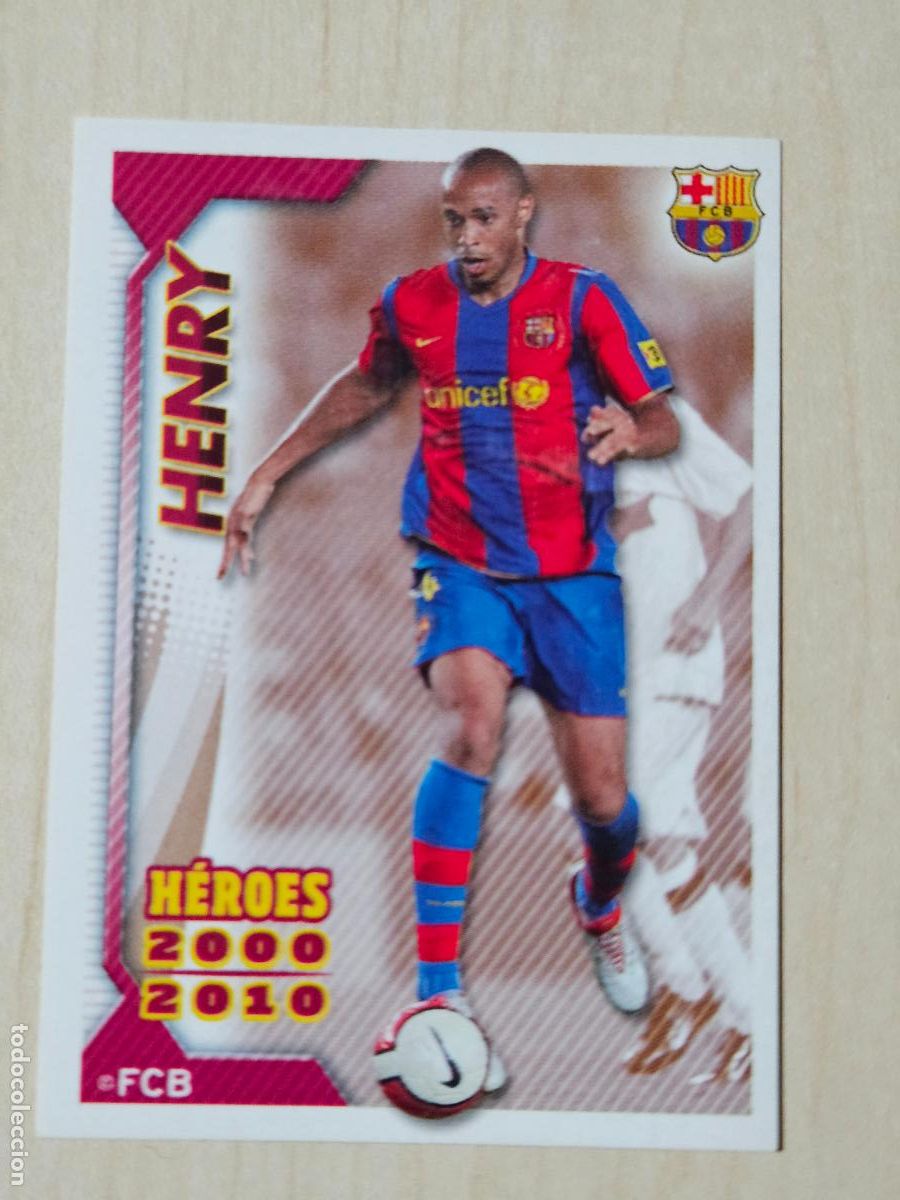 Cartes &agrave; collectionner de Football: CROMO N&ordm; 166 HENRY - COLECCION OFICIAL BARCELONA LIGA 2010 2011 - 10 11 SIN PEGAR