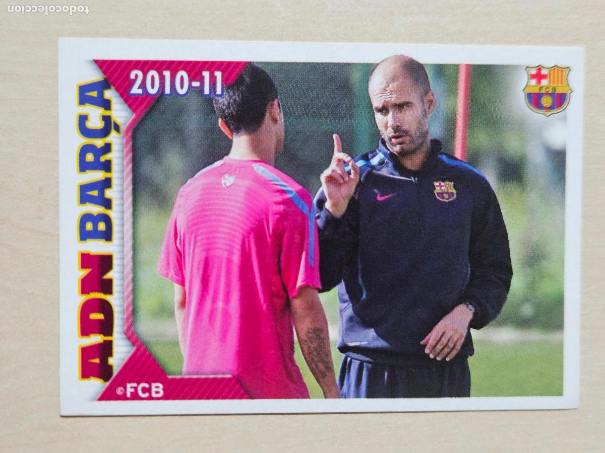 Cartes &agrave; collectionner de Football: CROMO N&ordm; 168 ADN BARCA - COLECCION OFICIAL BARCELONA LIGA 2010 2011 - 10 11 SIN PEGAR