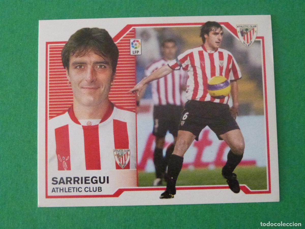 Cartes &agrave; collectionner de Football: CROMO FUTBOL SARRIEGUI ATH. BILBAO SIN PEGAR LIGA ESTE 2007-2008/07-08