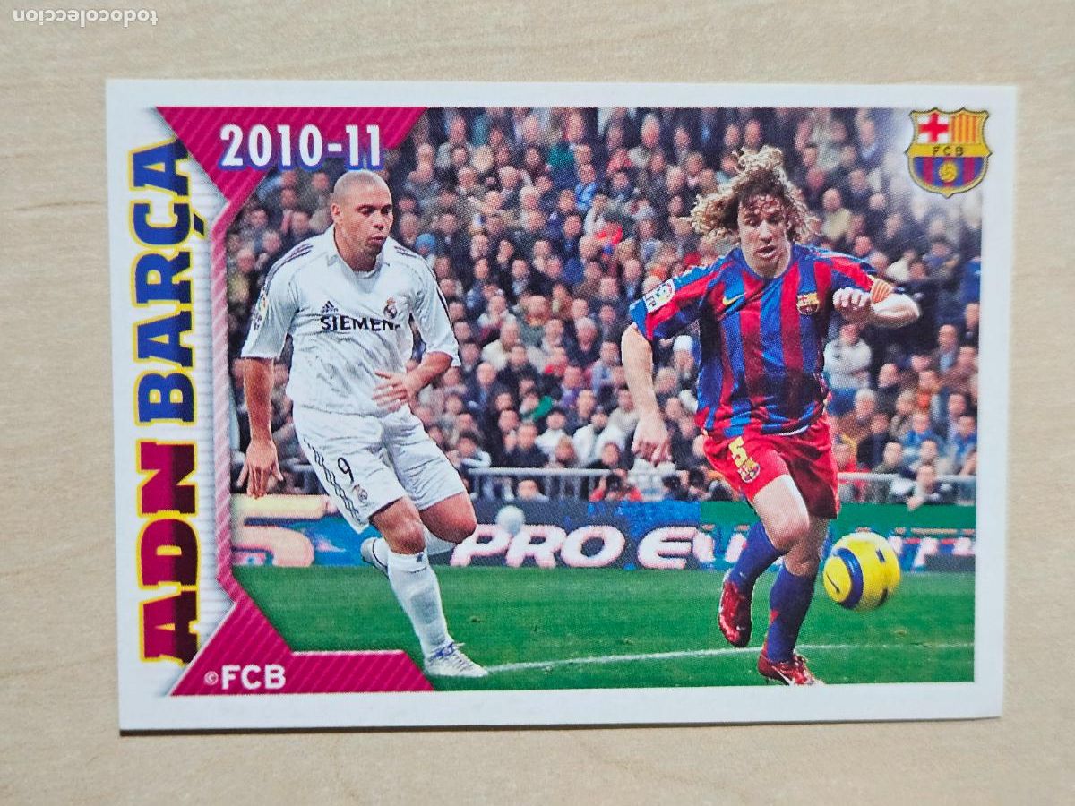 Cartes &agrave; collectionner de Football: CROMO N&ordm; 170 ADN BARCA - COLECCION OFICIAL BARCELONA LIGA 2010 2011 - 10 11 SIN PEGAR