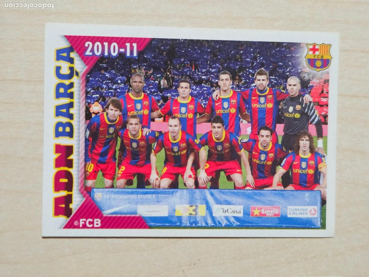 Cromos de f&uacute;tbol: CROMO N&ordm; 172 ADN BARCA MESSI - COLECCION OFICIAL BARCELONA LIGA 2010 2011 - 10 11 SIN PEGAR