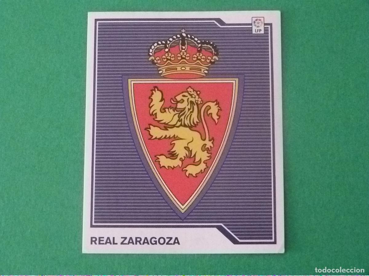 Cromos de f&uacute;tbol: CROMO FUTBOL ESCUDO REAL ZARAGOZA SIN PEGAR LIGA ESTE 2007-2008/07-08