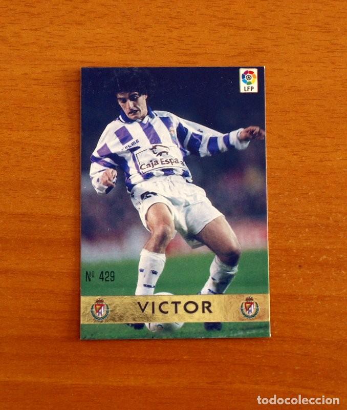 Cromos de f&uacute;tbol: Real Valladolid - N&ordm; 429 V&iacute;ctor - El Mejor - Mundicromo ficha de la Liga 1997-1998, 97-98