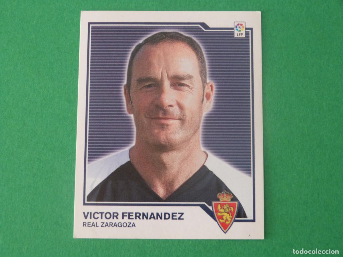 Cromos de f&uacute;tbol: CROMO FUTBOL VICTOR FERNANDEZ REAL ZARAGOZA SIN PEGAR LIGA ESTE 2007-2008/07-08