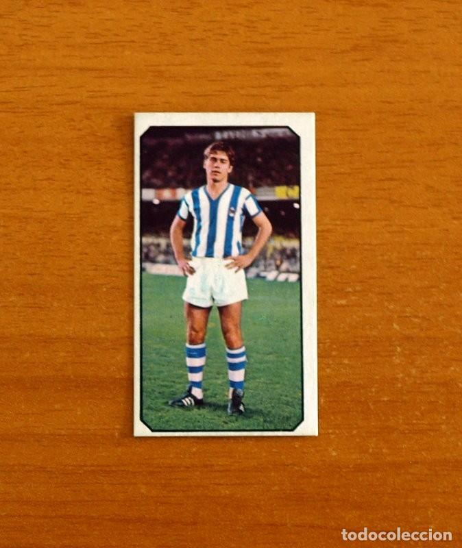 Cromos de f&uacute;tbol: Real Sociedad - L&oacute;pez Ufarte - Ediciones Este Liga 1977-1978, 77-78 - Nunca pegado