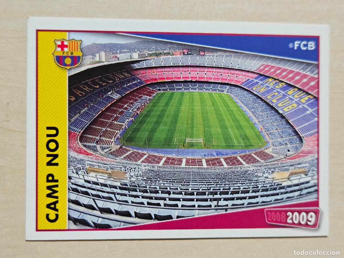 Fu&szlig;ball-Sticker: CROMO N&ordm; 6 CAMP NOU - COLECCION OFICIAL BARCELONA 2008 - 2009 - PANINI - CROMO SIN PEGAR