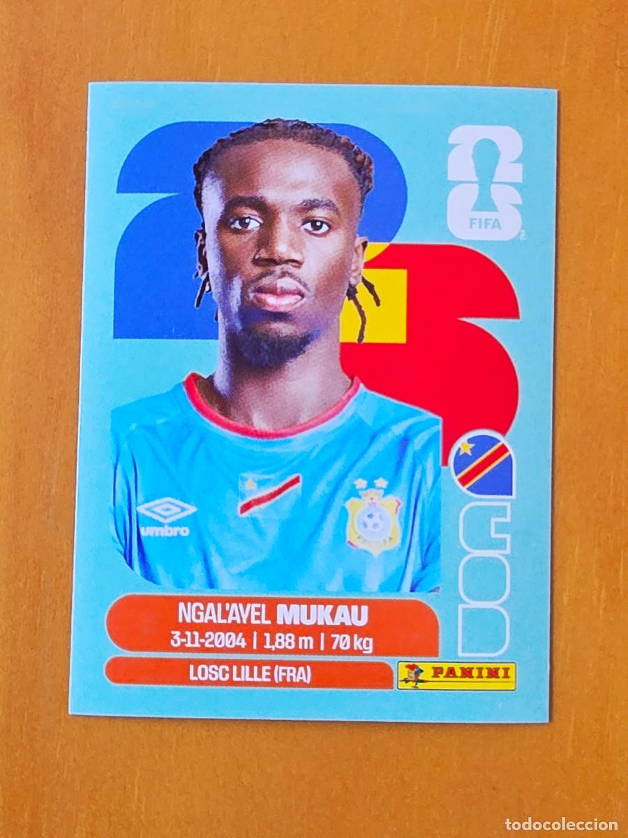 Fu&szlig;ball-Sticker: COD 9 Ngal'ayel Mukaku, Rep&uacute;blica Democr&aacute;tica del Congo, Panini FIFA World Cup Mundial 2026 Sticker