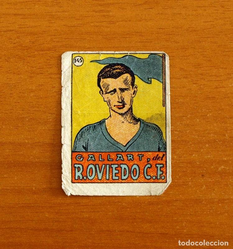 Fu&szlig;ball-Sticker: Real Oviedo - N&ordm; 145 Gallart - Cromos cultura - Editorial Bruguera 1939-1940, 39-40
