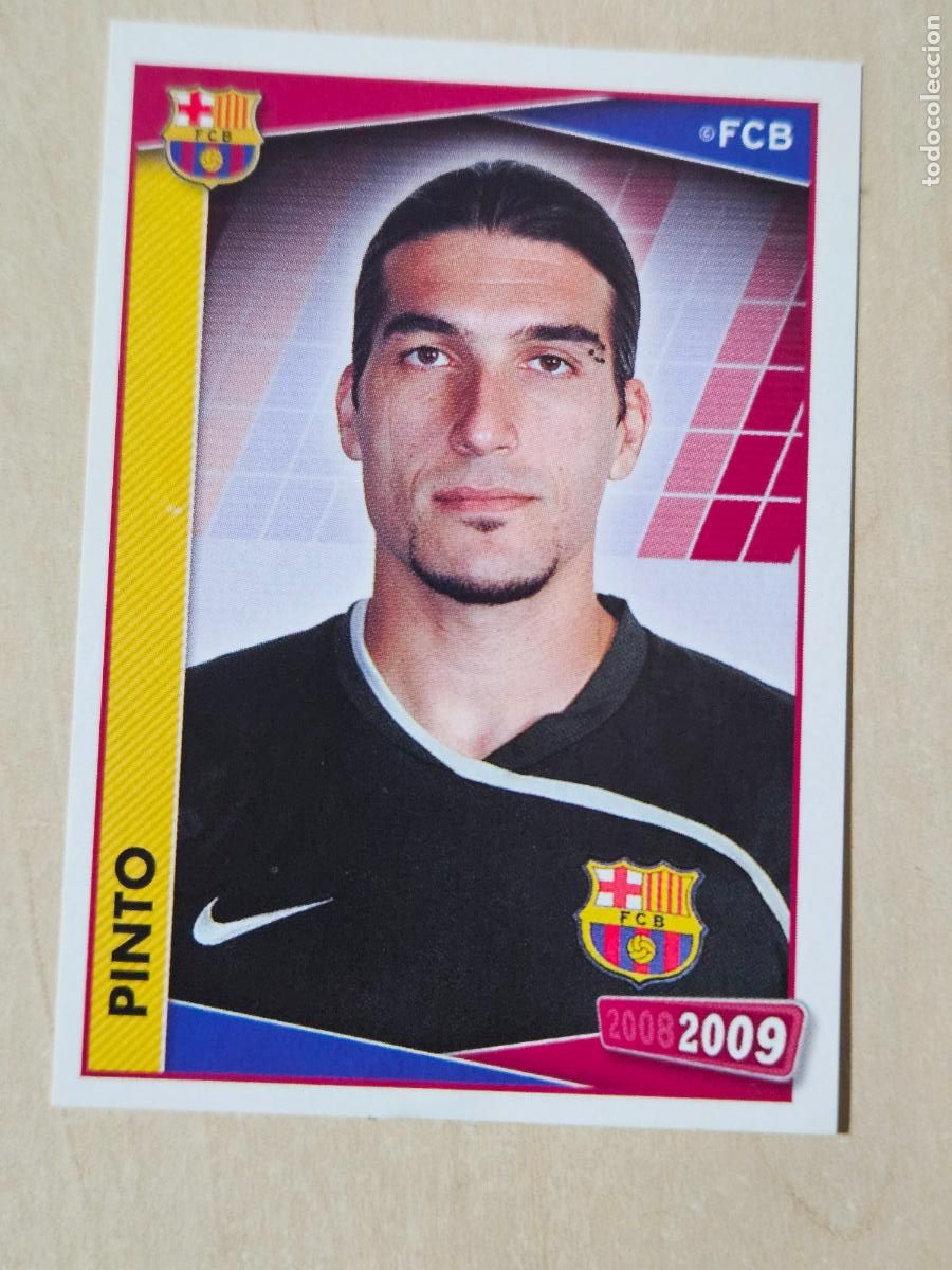 Fu&szlig;ball-Sticker: CROMO N&ordm; 23 PINTO - COLECCION OFICIAL BARCELONA 2008 - 2009 - PANINI - CROMO SIN PEGAR