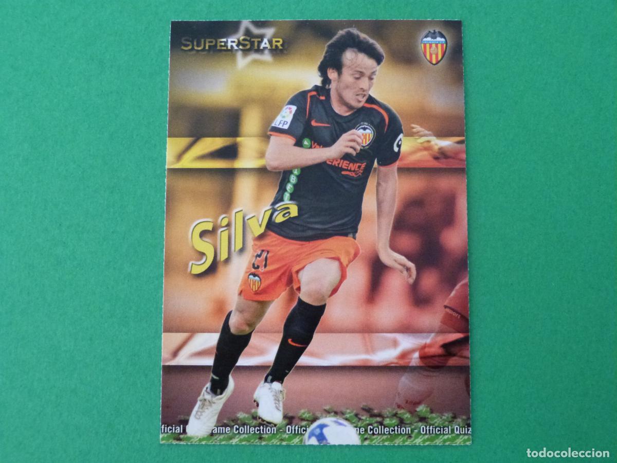 Cromos de f&uacute;tbol: TRADING CARD FUTBOL SILVA VALENCIA C.F. MATE N&ordm; 161 FICHAS LIGA MUNDICROMO 2009-2010/09-10