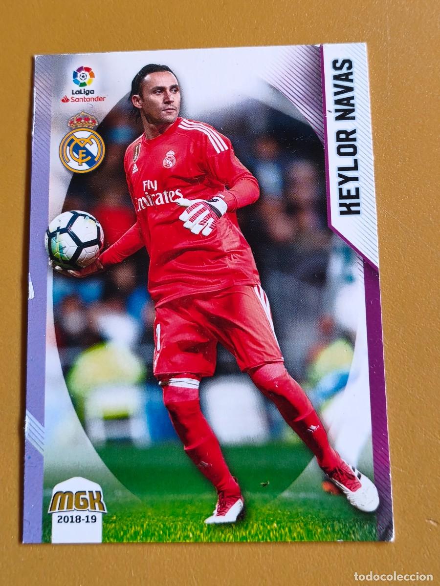 Cromos de f&uacute;tbol: keylor navas, 2018 19 megacracks
