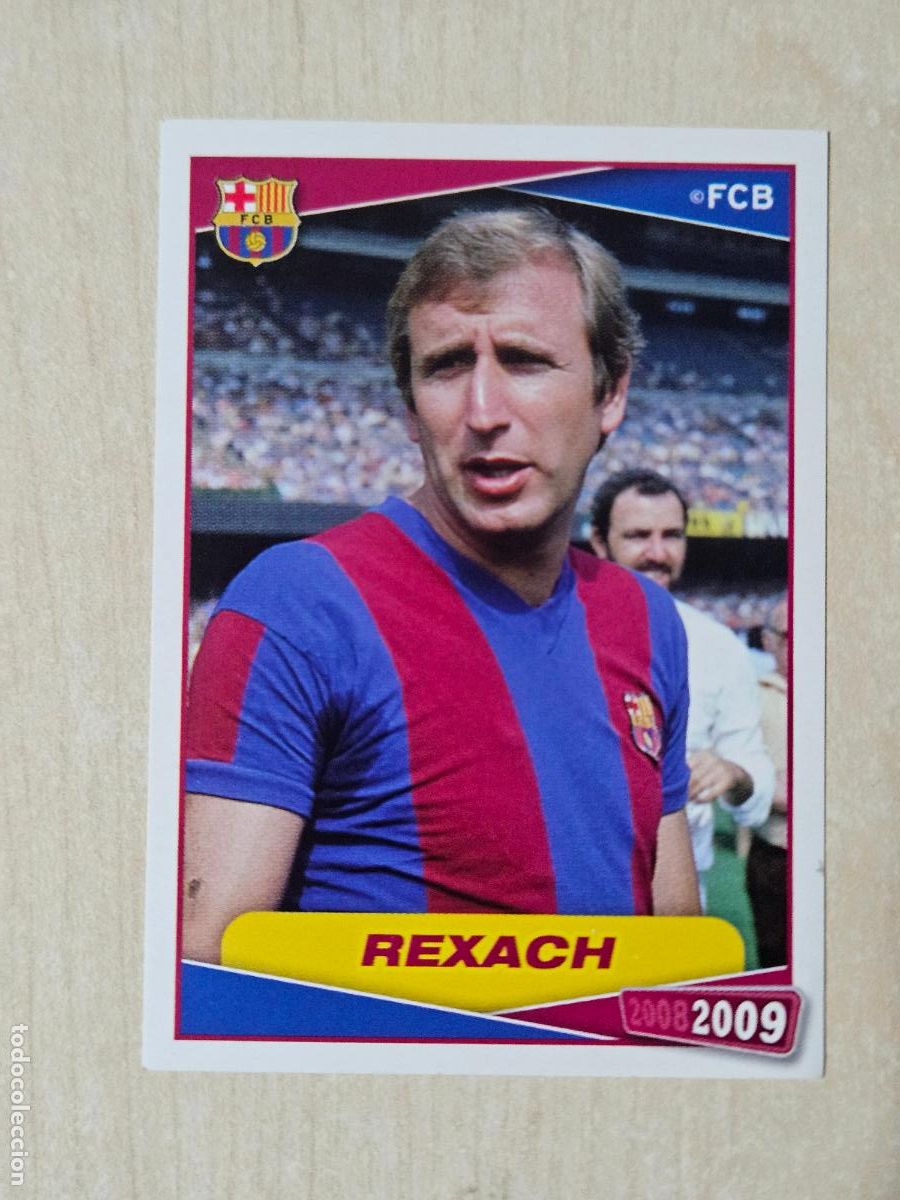 Cromos de f&uacute;tbol: CROMO N&ordm; 164 REXACH - COLECCION OFICIAL BARCELONA 2008 - 2009 - PANINI - CROMO SIN PEGAR