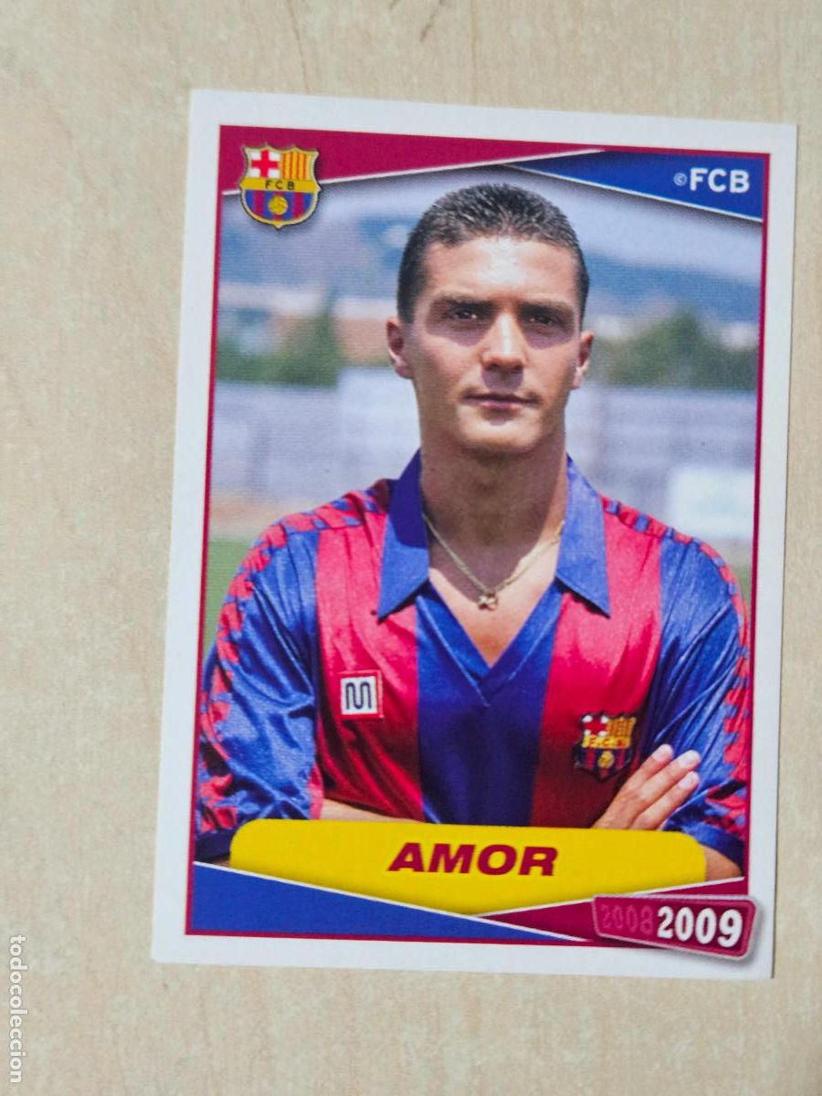 Cromos de f&uacute;tbol: CROMO N&ordm; 166 AMOR - COLECCION OFICIAL BARCELONA 2008 - 2009 - PANINI - CROMO SIN PEGAR