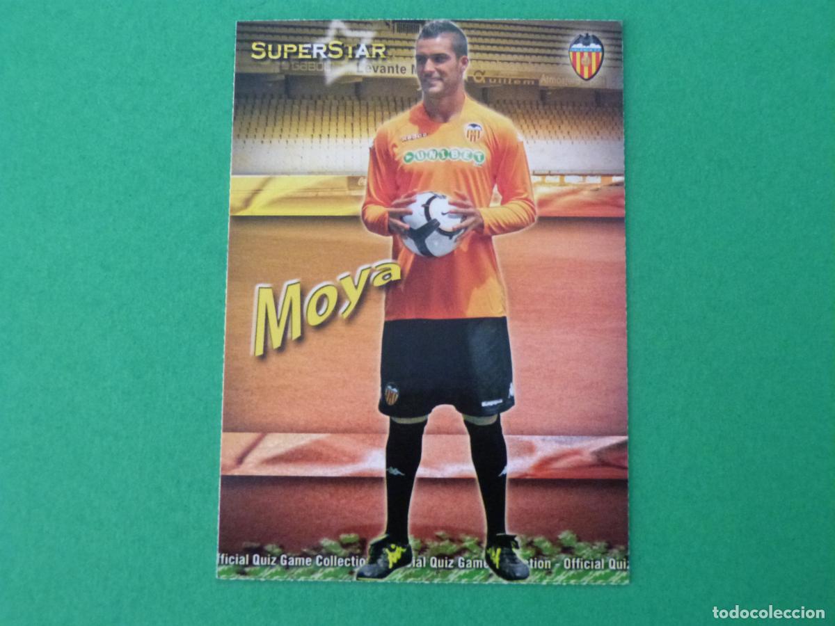 Cromos de f&uacute;tbol: TRADING CARD FUTBOL MOYA VALENCIA C.F. MATE N&ordm; 158 FICHAS LIGA MUNDICROMO 2009-2010/09-10
