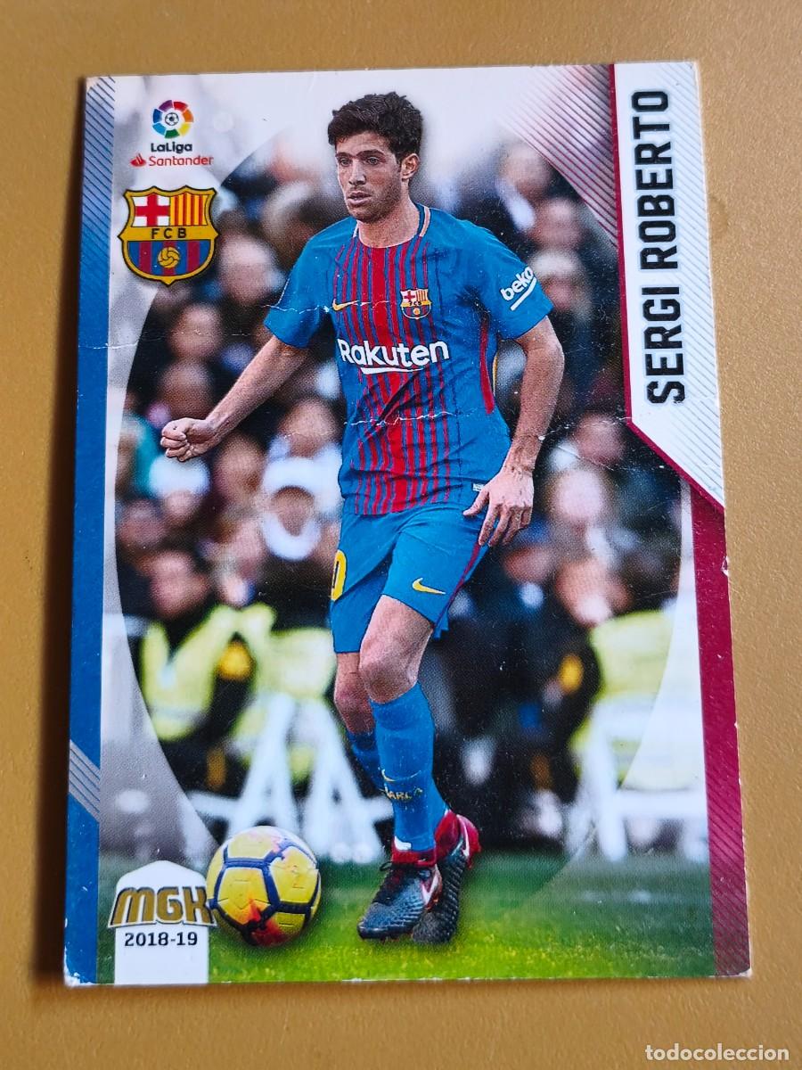Cromos de f&uacute;tbol: sergi roberto, 2018 19 megacracks