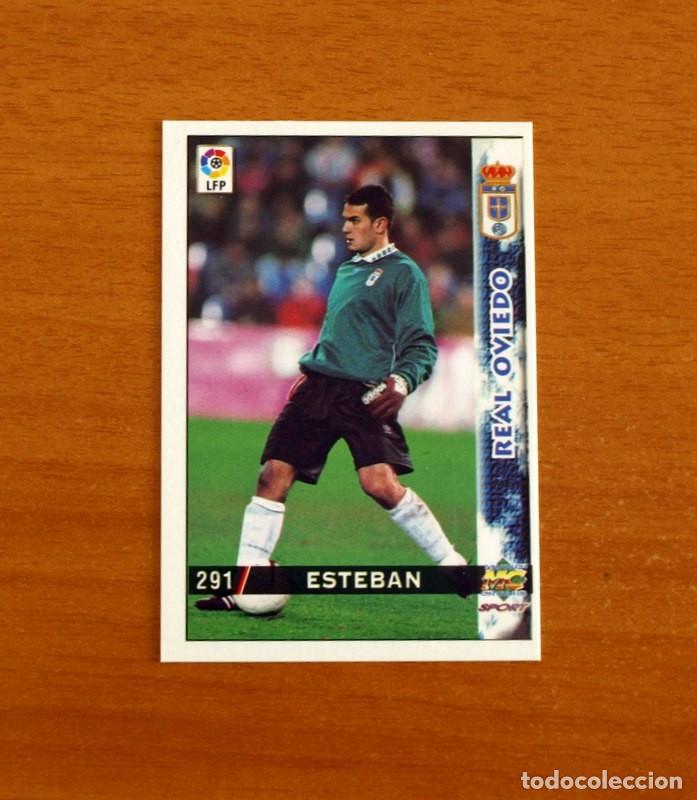 Cromos de f&uacute;tbol: Real Oviedo - N&ordm; 291 Esteban - Mundicromo Las Fichas de la Liga 1998-1999-98-99