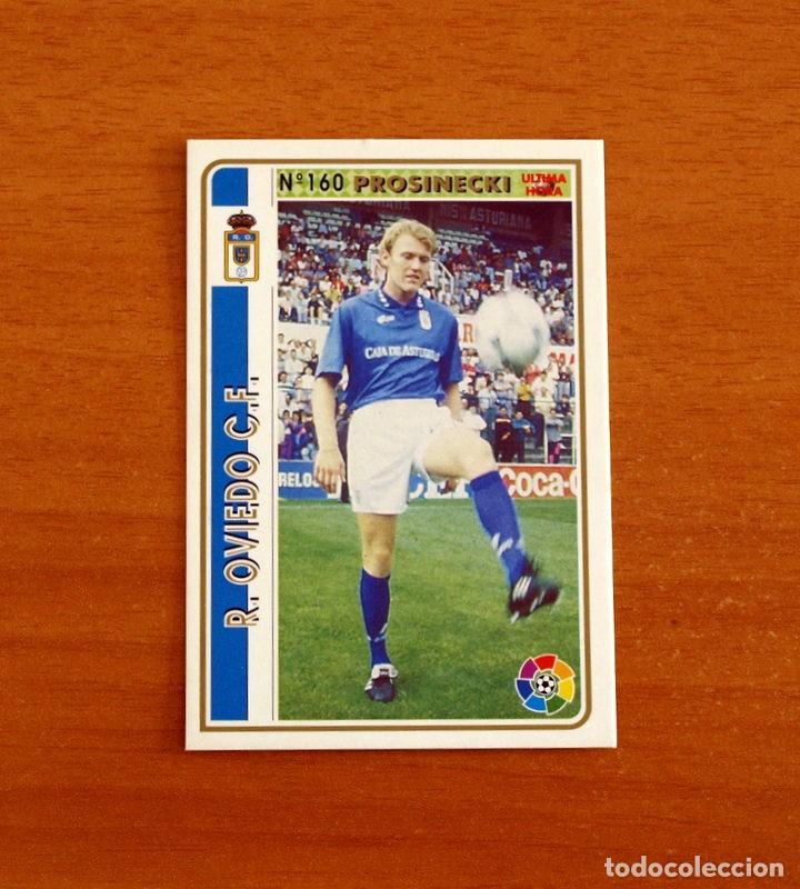 Figurine di Calcio: Real Oviedo -N&ordm; 160 Prosinecki -&Uacute;ltima Hora -Mundicromo Las Fichas de la Liga 1994-1995-94-95