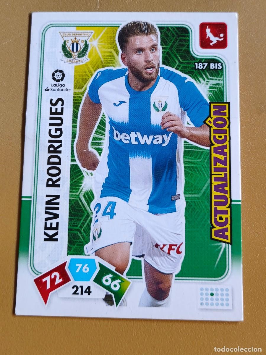 Cromos de f&uacute;tbol: kevin rodrigues, 2019 20 actualizacion