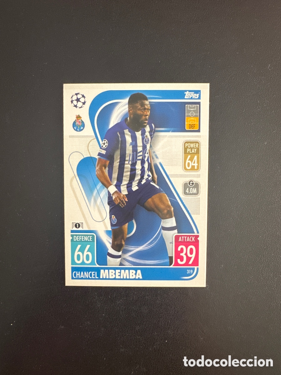 Fu&szlig;ball-Sticker: MBEMBA OPORTO N&Uacute;MERO 319 MATCH ATTAX 2021 2022