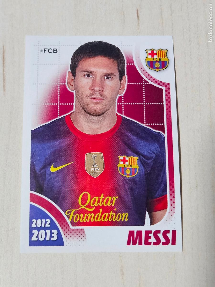 Figurine di Calcio: CROMO N&ordm; 158 MESSI - COLECCION OFICIAL BARCELONA 2012 - 2013 - PANINI - CROMO SIN PEGAR