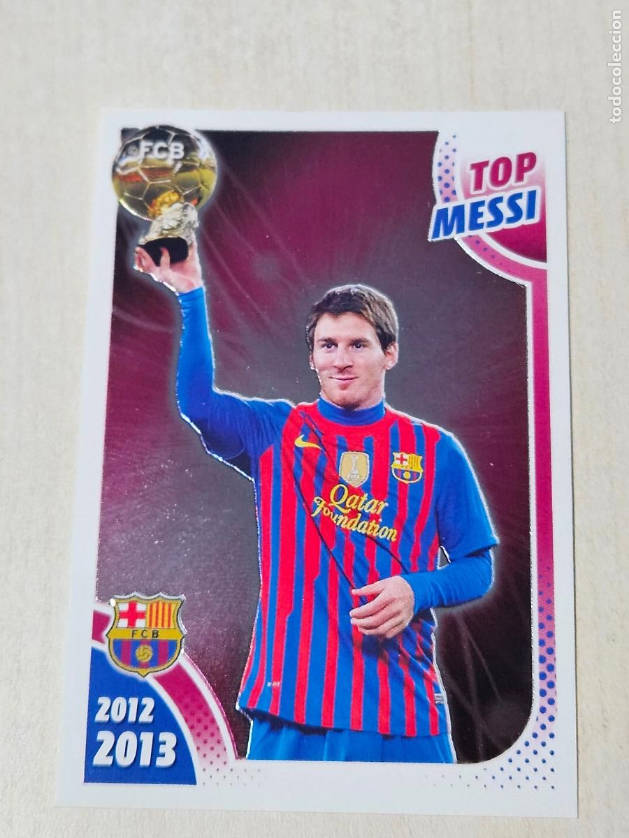 Cromos de f&uacute;tbol: CROMO N&ordm; 166 MESSI BALON DE ORO - COLECCION OFICIAL BARCELONA 2012 - 2013 - PANINI - CROMO SIN PEGAR