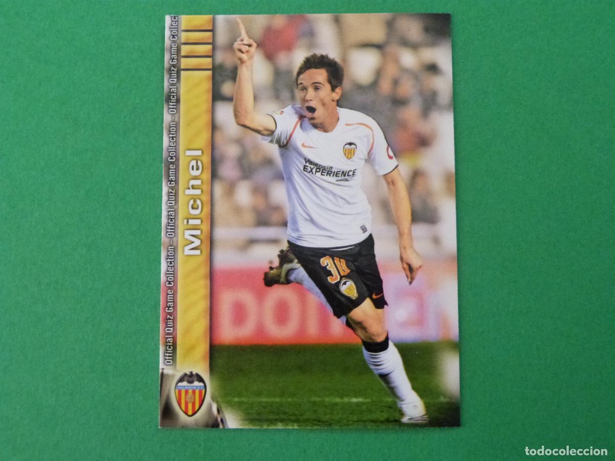 Cromos de Futebol: TRADING CARD FUTBOL MICHEL VALENCIA C.F. ERROR N&ordm; 150 FICHAS LIGA MUNDICROMO 2009-2010/09-10