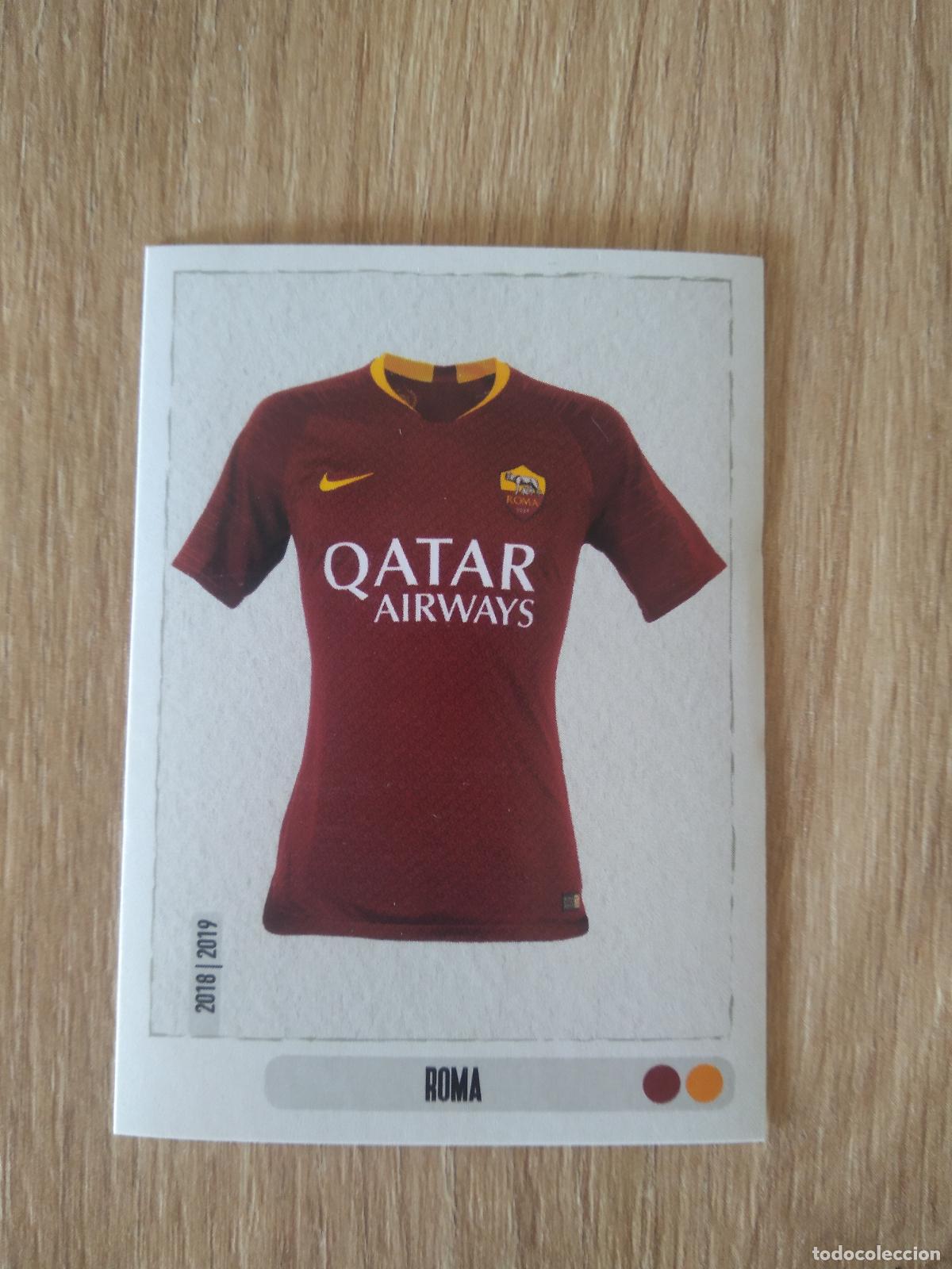 Cromos de Futebol: 421 CAMISETA ROMA CROMO FUTBOL PANINI LIGA ITALIA 18-19 CALCIATORI 2018-2019