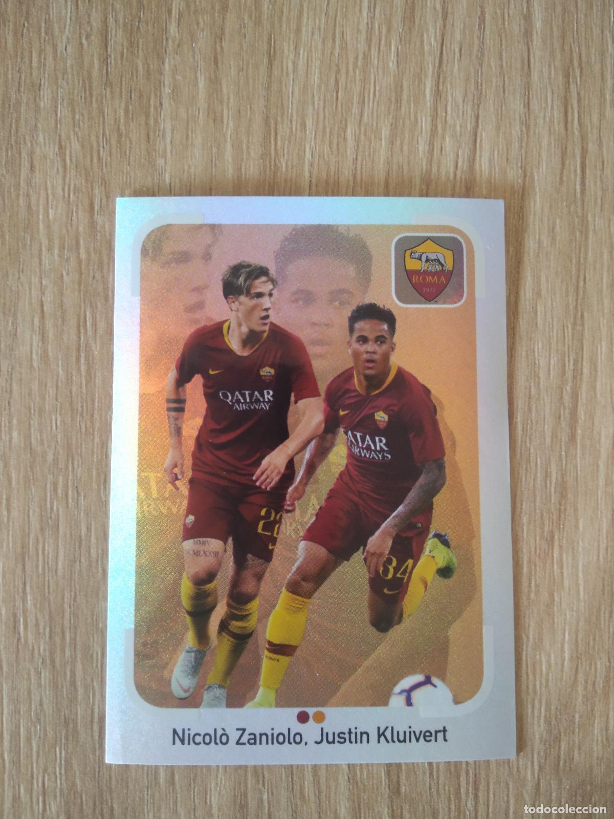 Cromos de Futebol: 422 ZANIOLO KLUIVERT ROMA CROMO FUTBOL PANINI LIGA ITALIA 18-19 CALCIATORI 2018-2019