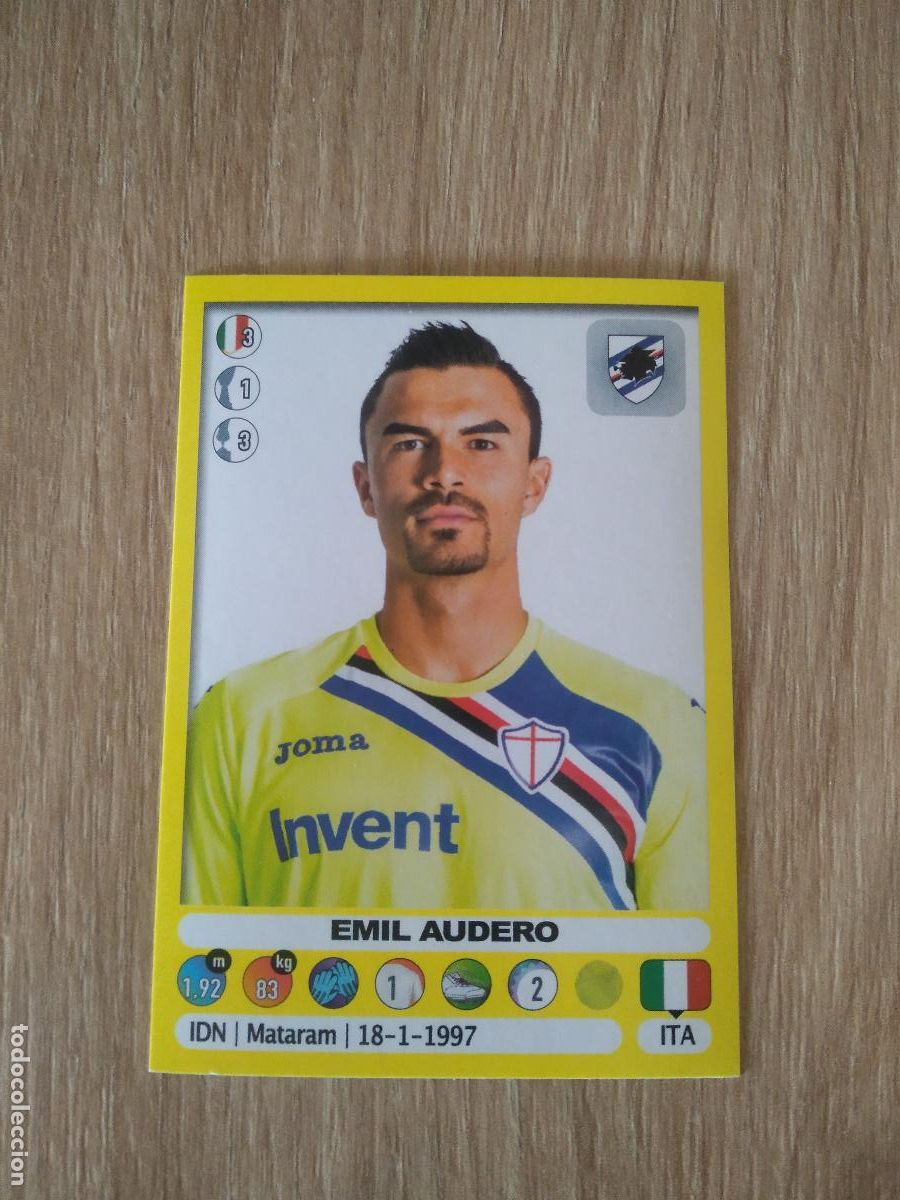 Cromos de Futebol: 425 EMIL AUDERO SAMPDORIA CROMO FUTBOL PANINI LIGA ITALIA 18-19 CALCIATORI 2018-2019