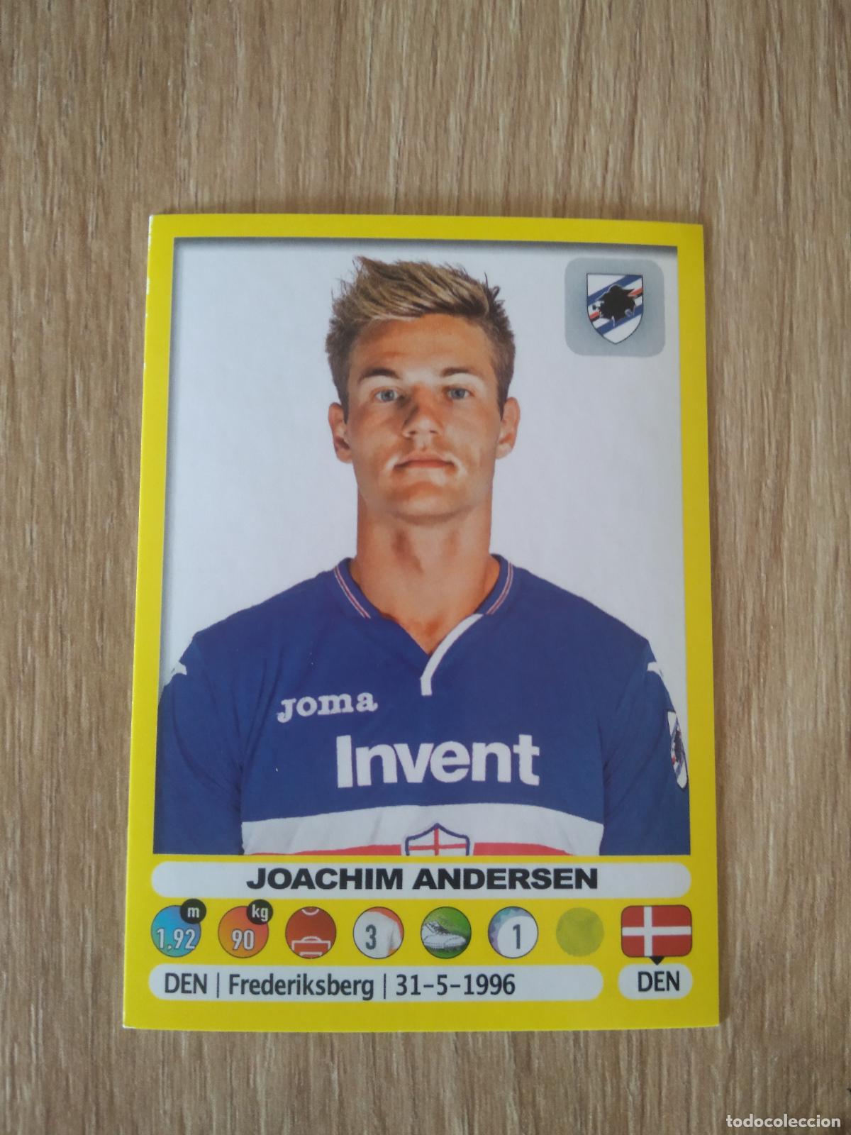 Cromos de Futebol: 428 JOACHIM ANDERSEN SAMPDORIA CROMO FUTBOL PANINI LIGA ITALIA 18-19 CALCIATORI 2018-2019