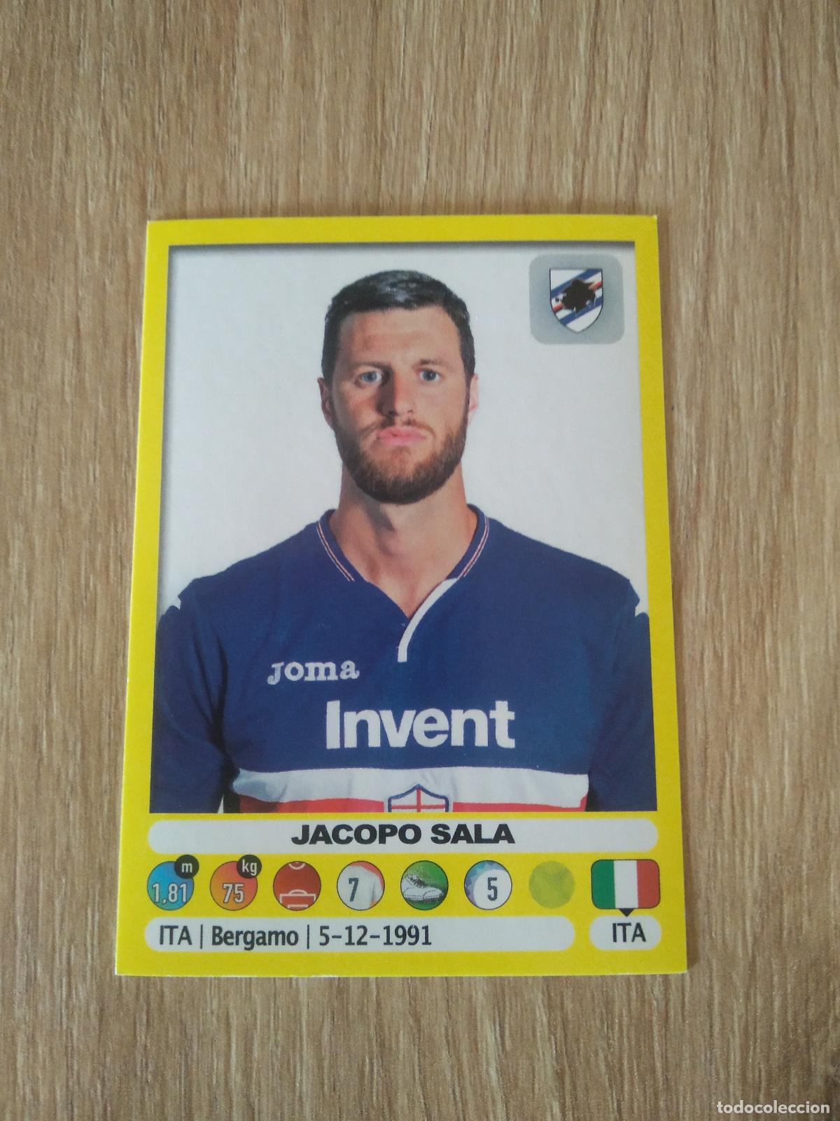 Cromos de f&uacute;tbol: 432 JACOPO SALA SAMPDORIA CROMO FUTBOL PANINI LIGA ITALIA 18-19 CALCIATORI 2018-2019