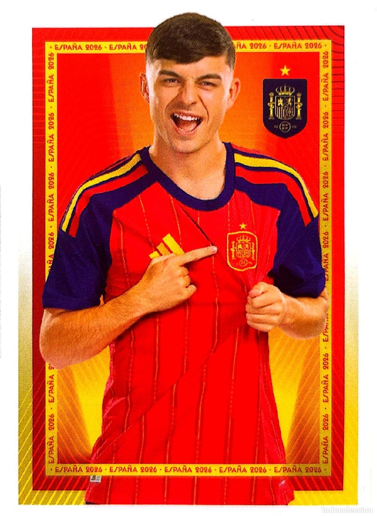 Cromos de f&uacute;tbol: Cromo Pedri Espa&ntilde;a Panini Colecci&oacute;n Oficial Espa&ntilde;a 2026 - Carrefour 2025-2026