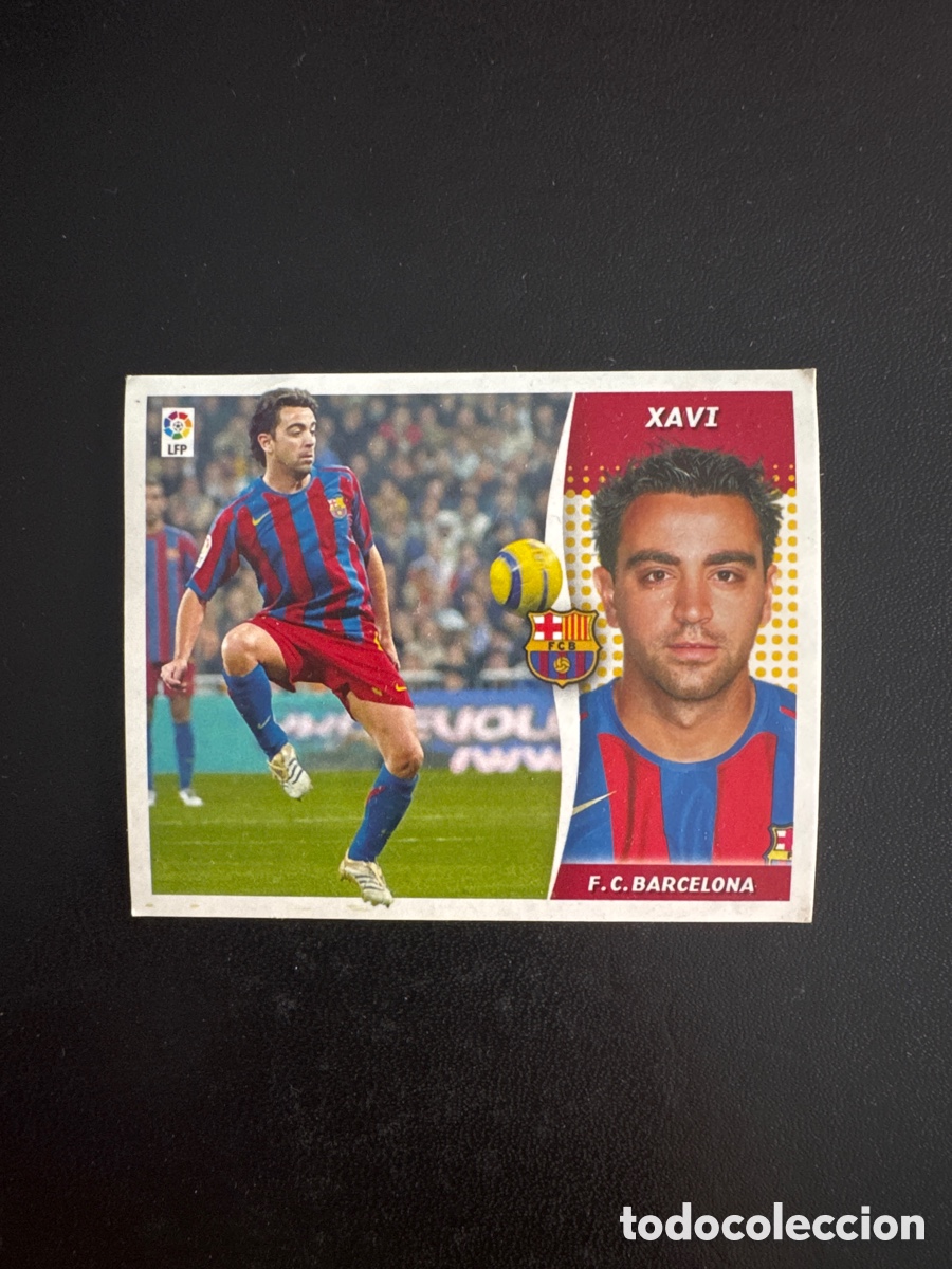 Cromos de f&uacute;tbol: XAVI BARCELONA LIGA ESTE 2006 2007