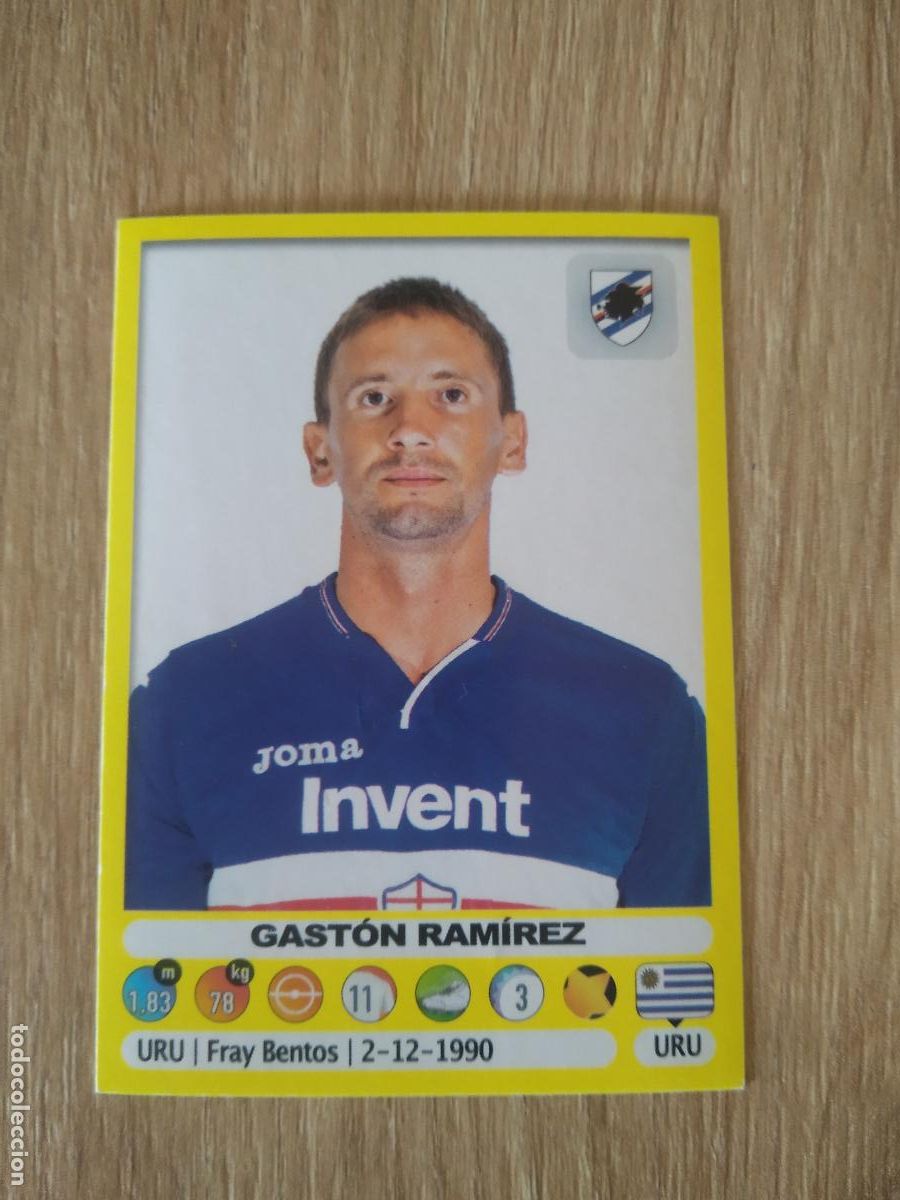 Cartes &agrave; collectionner de Football: 444 GASTON RAMIREZ SAMPDORIA CROMO FUTBOL PANINI LIGA ITALIA 18-19 CALCIATORI 2018-2019
