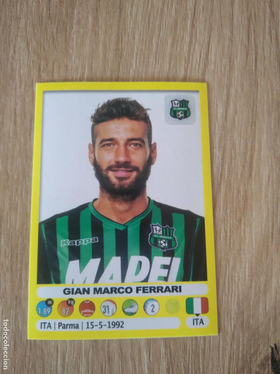 Cromos de f&uacute;tbol: 455 GIAN MARCO FERRARI SASSUOLO CROMO FUTBOL PANINI LIGA ITALIA 18-19 CALCIATORI 2018-2019