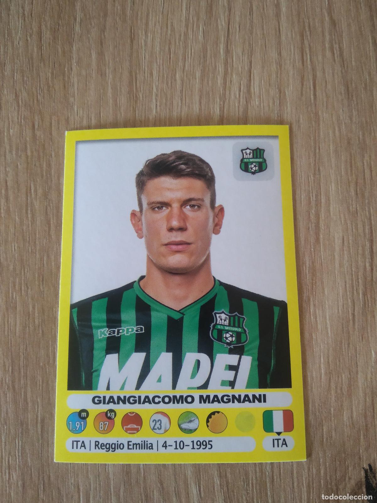 Cromos de f&uacute;tbol: 457 GIANGIACOMO MAGNANI SASSUOLO CROMO FUTBOL PANINI LIGA ITALIA 18-19 CALCIATORI 2018-2019