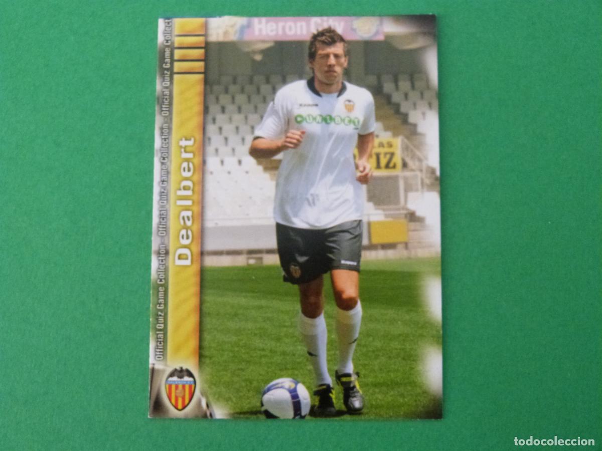 Cromos de f&uacute;tbol: TRADING CARD FUTBOL DEALBERT VALENCIA C.F. N&ordm; 145 FICHAS LIGA MUNDICROMO 2009-2010/09-10