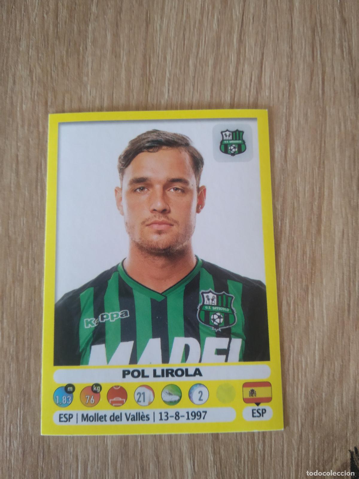 Cromos de f&uacute;tbol: 459 POL LIROLA SASSUOLO CROMO FUTBOL PANINI LIGA ITALIA 18-19 CALCIATORI 2018-2019