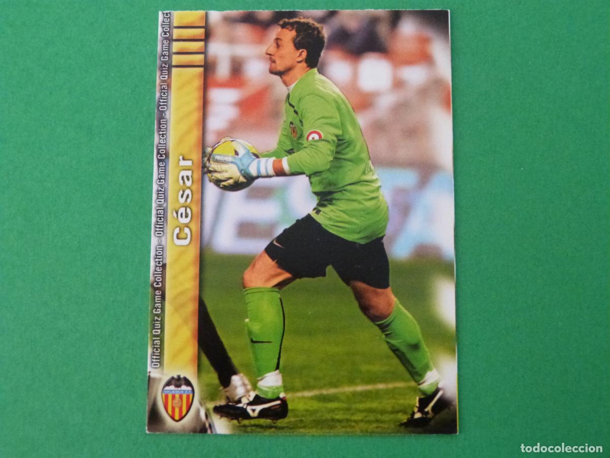 Cromos de f&uacute;tbol: TRADING CARD FUTBOL CESAR VALENCIA C.F. N&ordm; 139 FICHAS LIGA MUNDICROMO 2009-2010/09-10