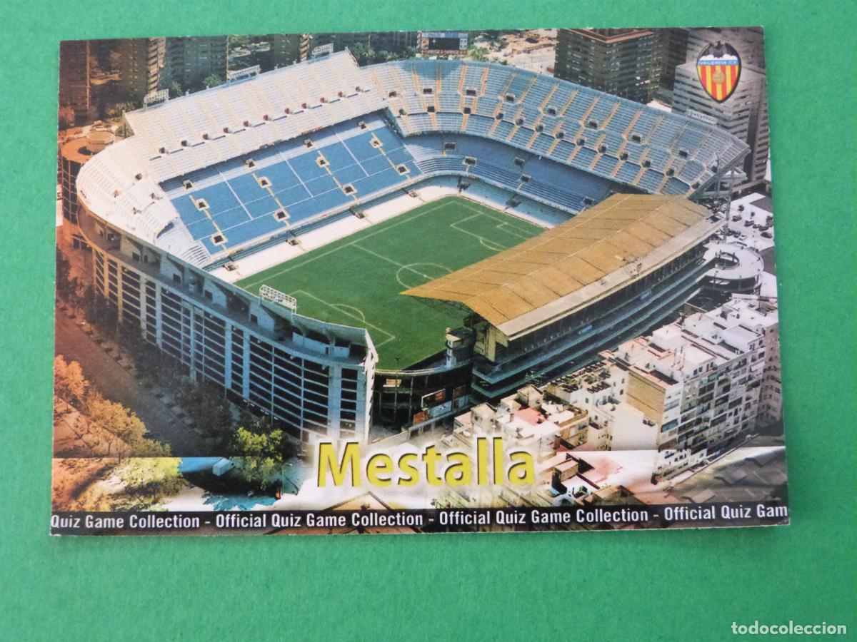 Cromos de f&uacute;tbol: TRADING CARD FUTBOL ESTADIO VALENCIA C.F. MATE N&ordm; 137 FICHAS LIGA MUNDICROMO 2009-2010/09-10