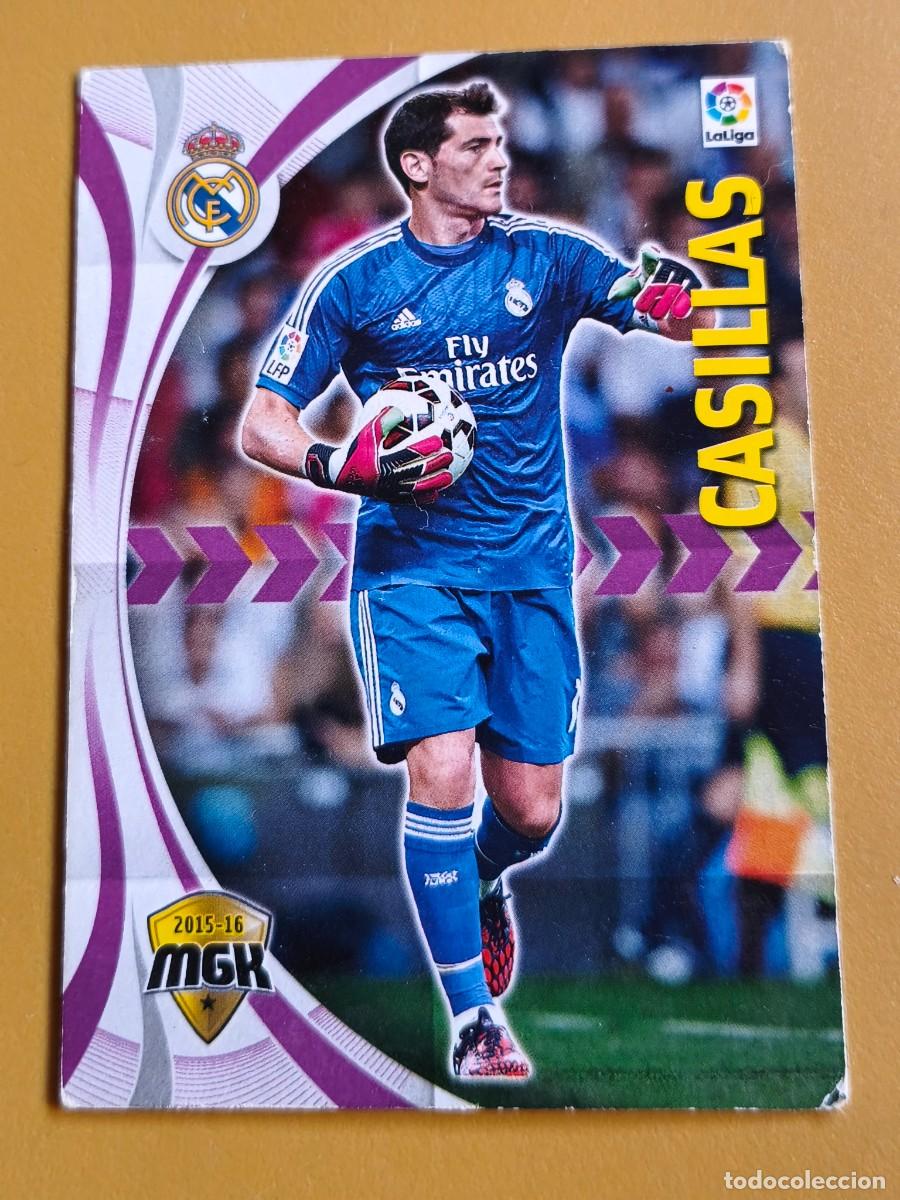 Cromos de f&uacute;tbol: casillas, 2015 16 megacracks