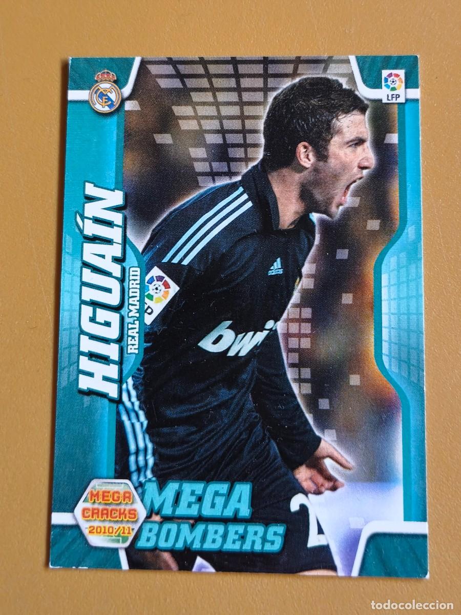Cromos de f&uacute;tbol: higuain, 2010 11 mega bombers
