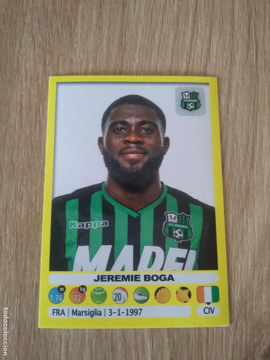 Cromos de f&uacute;tbol: 471 JEREMIE BOGA SASSUOLO CROMO FUTBOL PANINI LIGA ITALIA 18-19 CALCIATORI 2018-2019