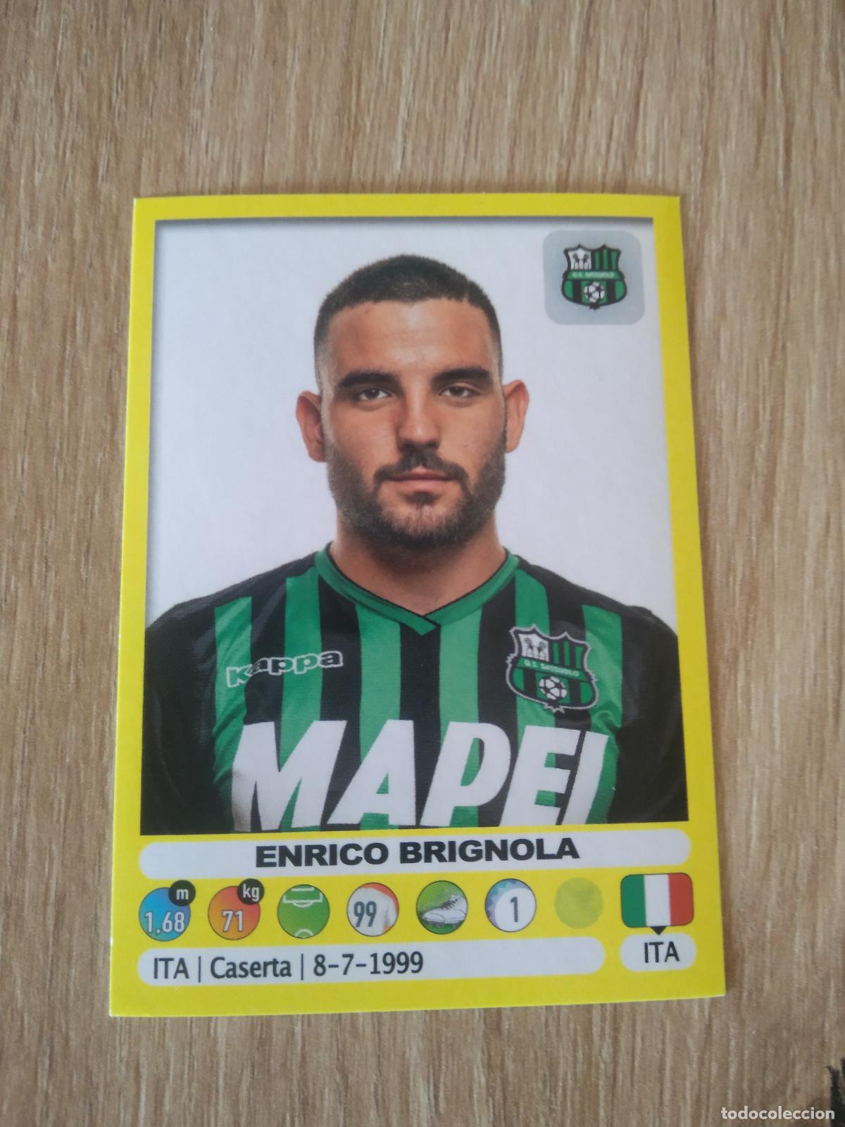 Cromos de f&uacute;tbol: 472 ENRICO BRIGNOLA SASSUOLO CROMO FUTBOL PANINI LIGA ITALIA 18-19 CALCIATORI 2018-2019