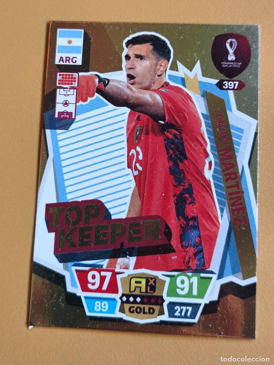 Cromos de f&uacute;tbol: emiliano martinez, qatar 2022