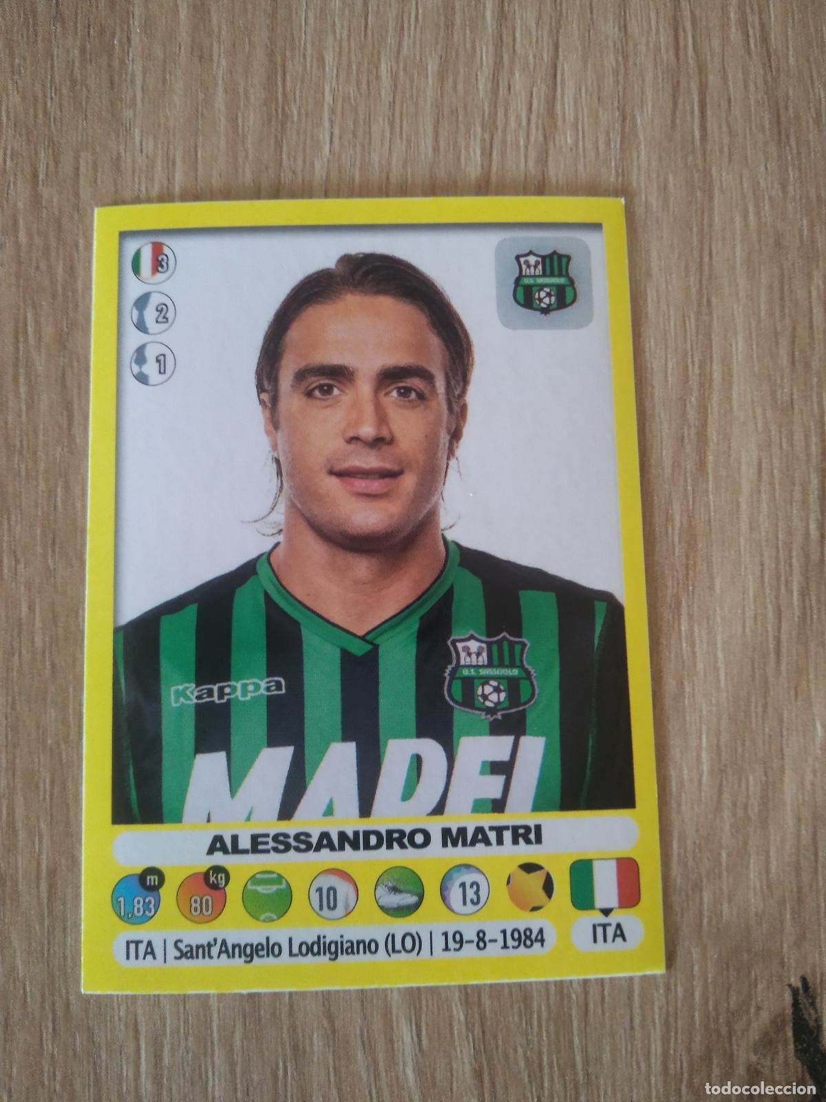 Cromos de f&uacute;tbol: 476 ALESSANDRO MATRI SASSUOLO CROMO FUTBOL PANINI LIGA ITALIA 18-19 CALCIATORI 2018-2019