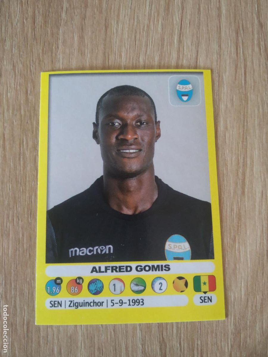 Cromos de f&uacute;tbol: 481 ALFRED GOMIS SPAL CROMO FUTBOL PANINI LIGA ITALIA 18-19 CALCIATORI 2018-2019